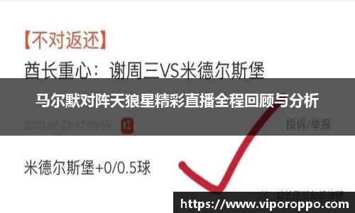 马尔默对阵天狼星精彩直播全程回顾与分析